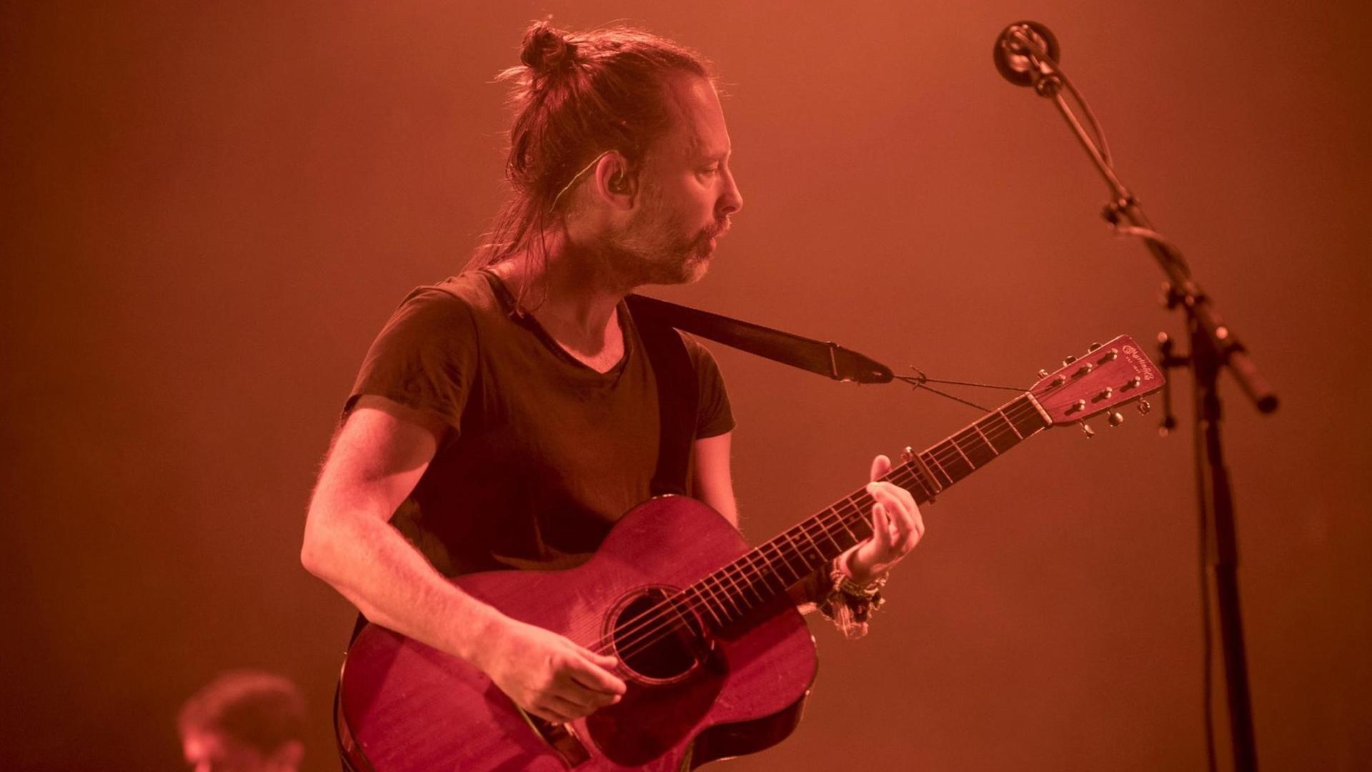 Radiohead-Frontmann Thom Yorke während eines Konzerts in Mexiko City im Oktober 2016.