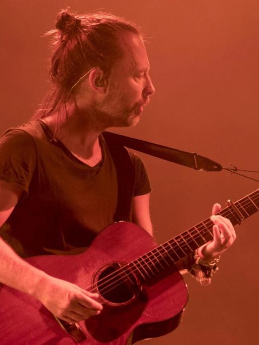 Radiohead-Frontmann Thom Yorke während eines Konzerts in Mexiko City im Oktober 2016.