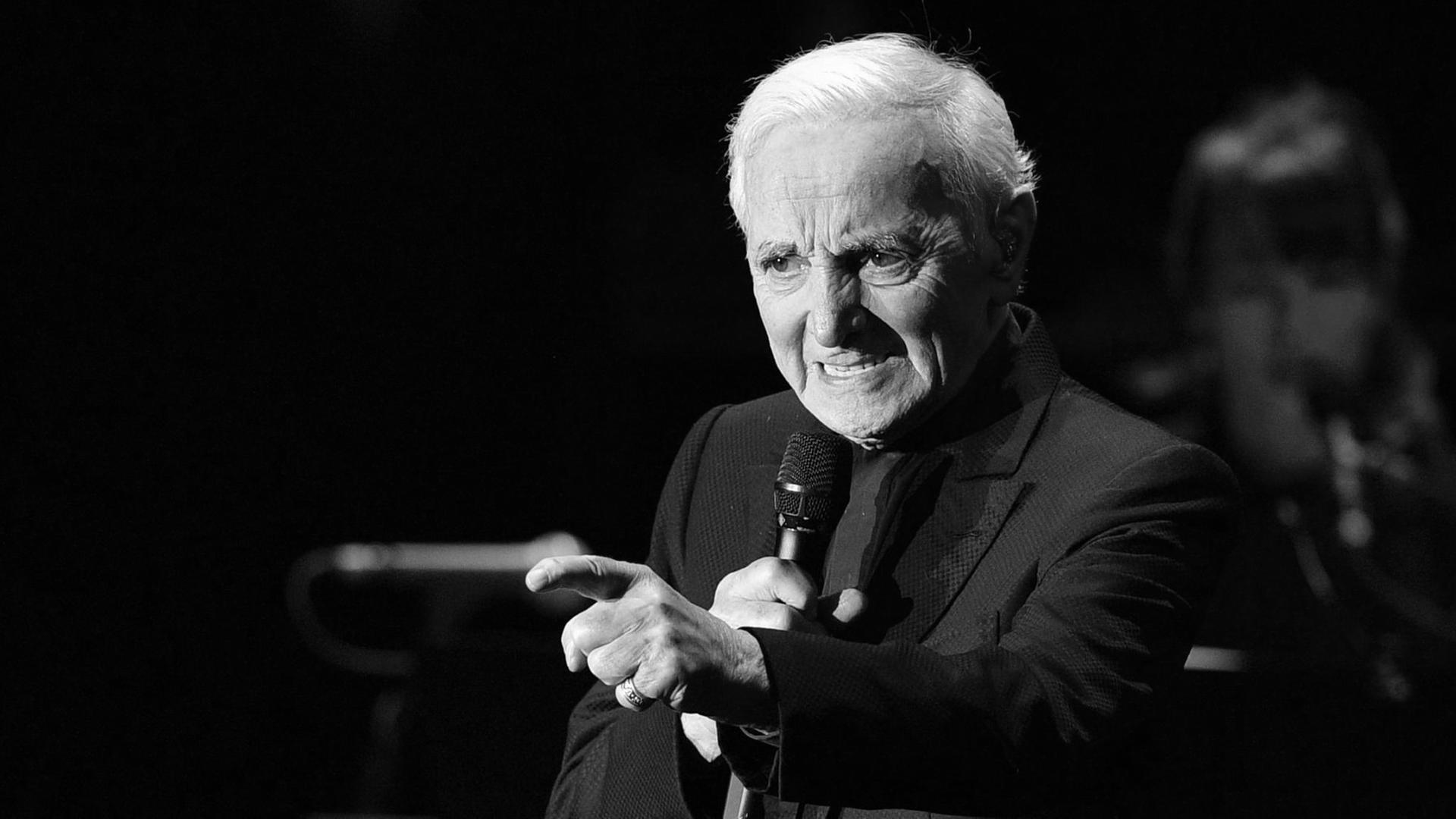Der Chansonnier Charles Aznavour ist im Alter von 94 Jahren gestorben