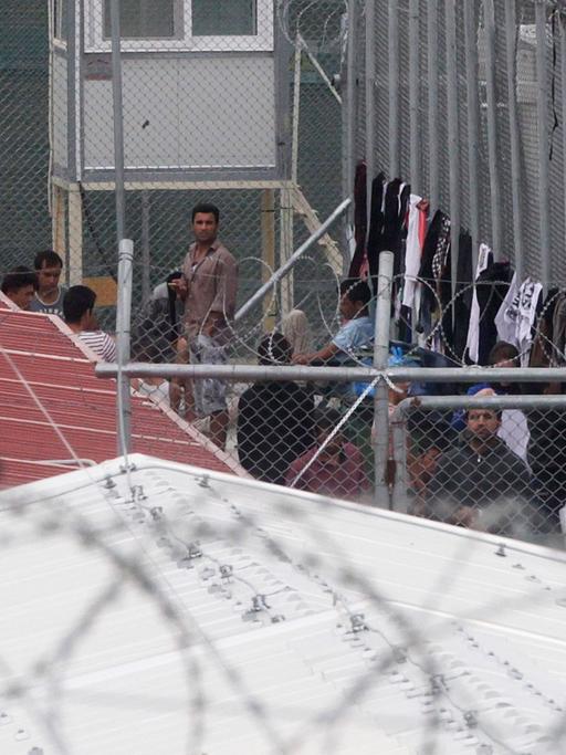 Flüchtlingslager auf der Insel Lesbos