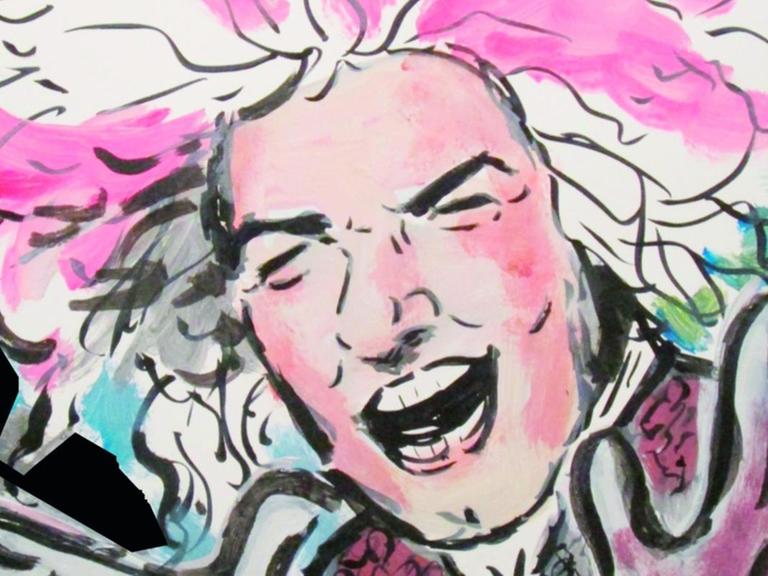 Ausschnitt des Covers der Graphic Novel "Falco - Die Legende lebt" von Reinhard Trinkler