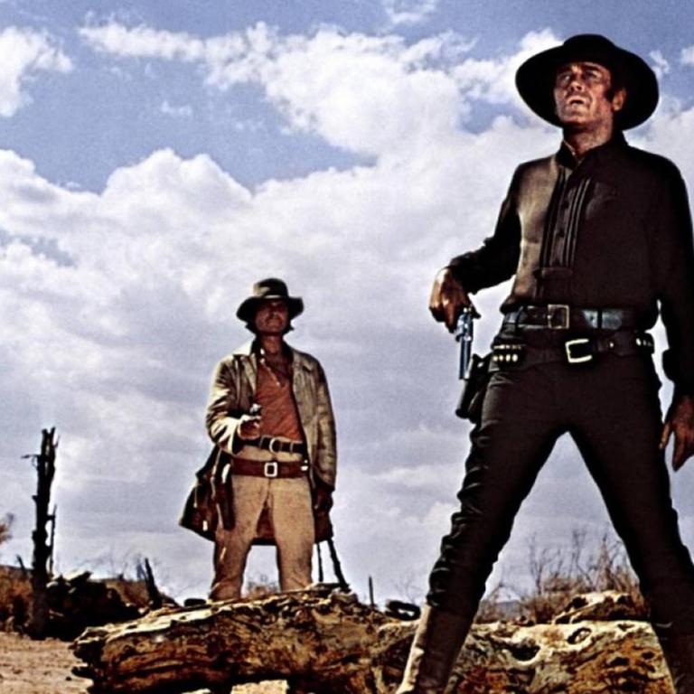 Charles Bronson und Henry Fonda im Western "Spiel mir das Lied vom Tod".
