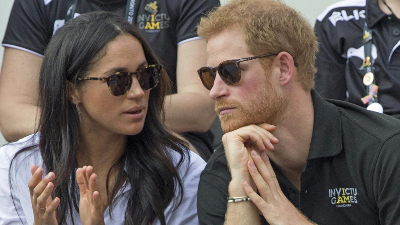 Die US-Schauspielerin Meghan Markle und der britische Prinz Harry bei den Invictus Games Toronto 2017