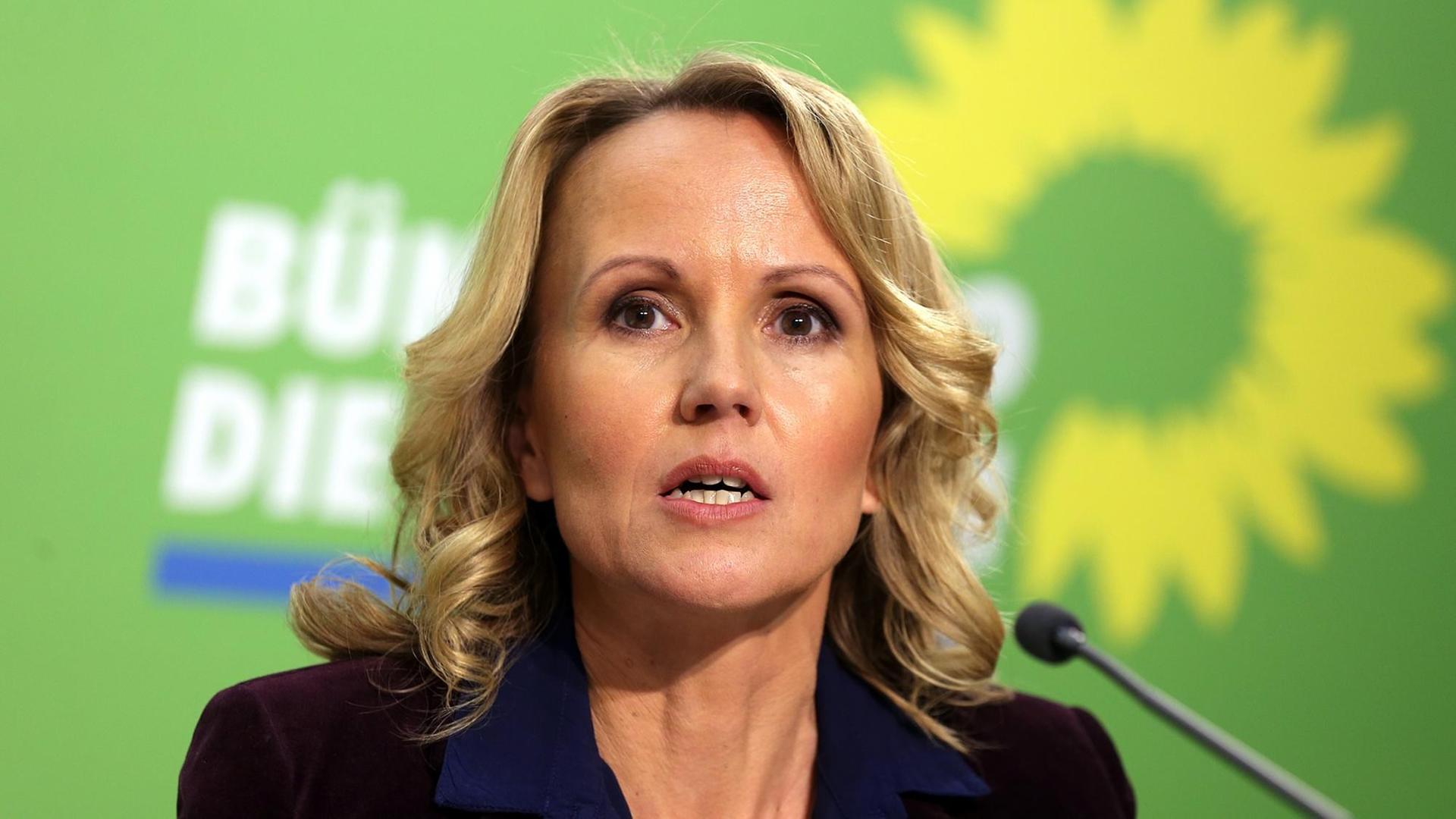 Die parlamentarische Geschäftsführerin der Grünen-Fraktion, Steffi Lemke.