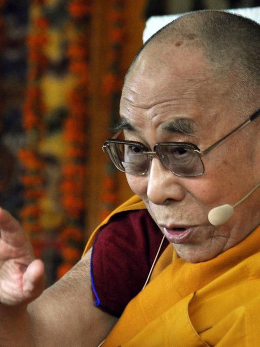 Botschafter für Tibet und Buddhist: der Dalai Lama.