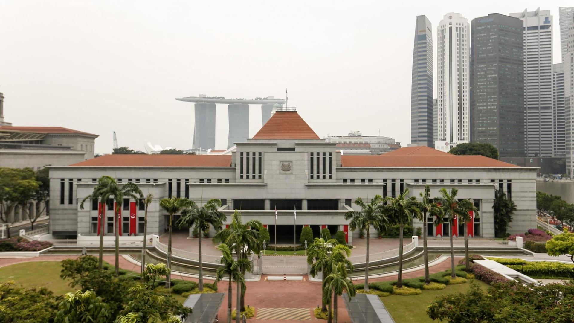 Das Parlamentsgebäude in Singapur
