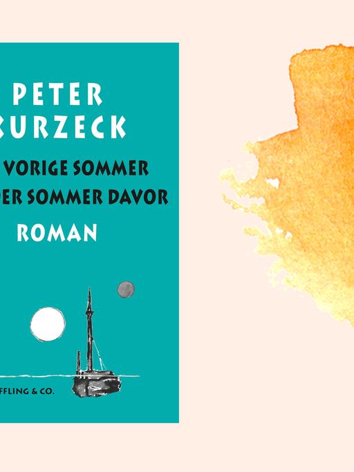 Das Cover zeigt auf einer türkisen Fläche die zarte Illustration eines Schiffs auf einem See.