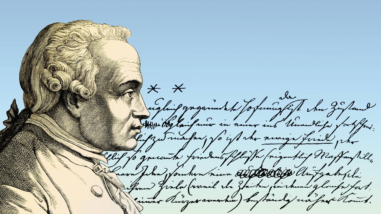 Porträt des Philosophen Immanuel Kant