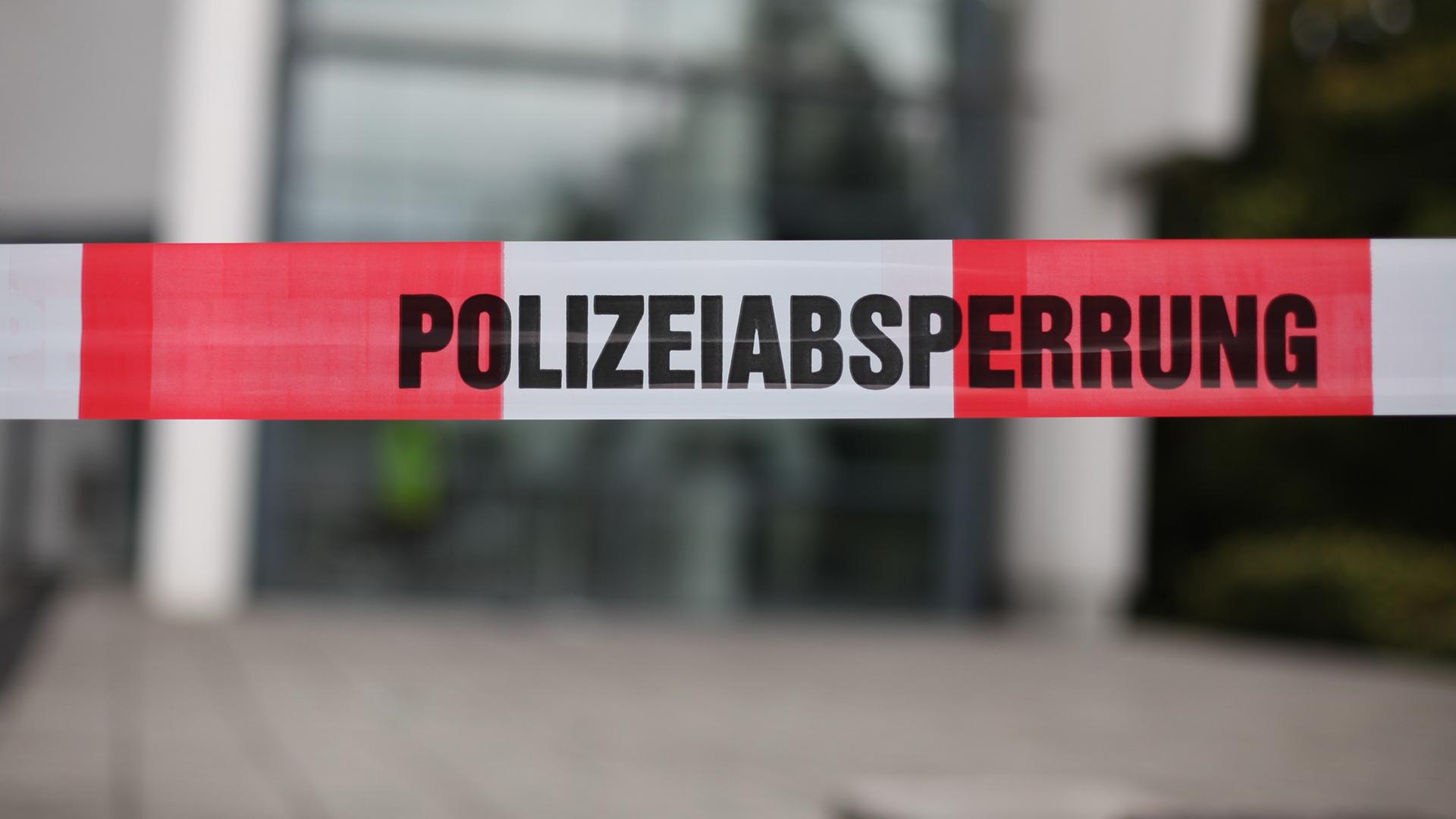 Polizei-Absperrung