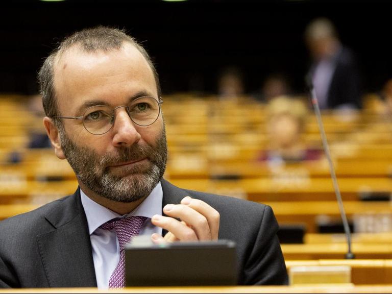 Manfred Weber (CSU), Fraktionsvorsitzender der Europäischen Volkspartei (EVP) im Europaparlament in Brüssel.