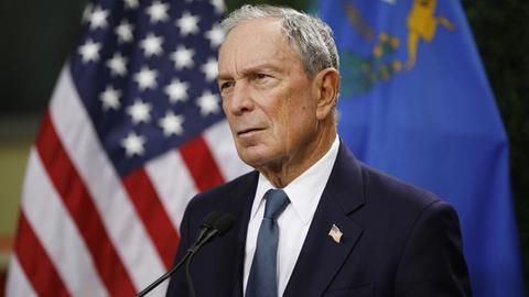 Der frühere New Yorker Bürgermeister Michael Bloomberg spricht im Februar 2019 auf einer Konferenz zur Waffenkontrolle in Las Vegas