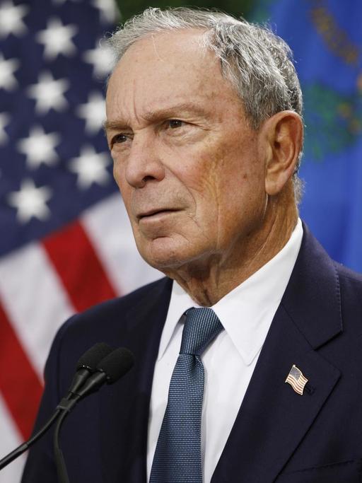 Der frühere New Yorker Bürgermeister Michael Bloomberg spricht im Februar 2019 auf einer Konferenz zur Waffenkontrolle in Las Vegas