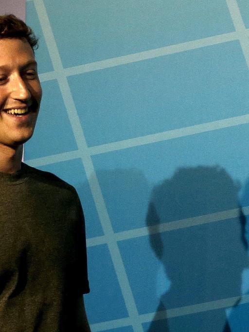 Facebook-Gründer Mark Zuckerberg beim Mobile World Congress in Barcelona 2014