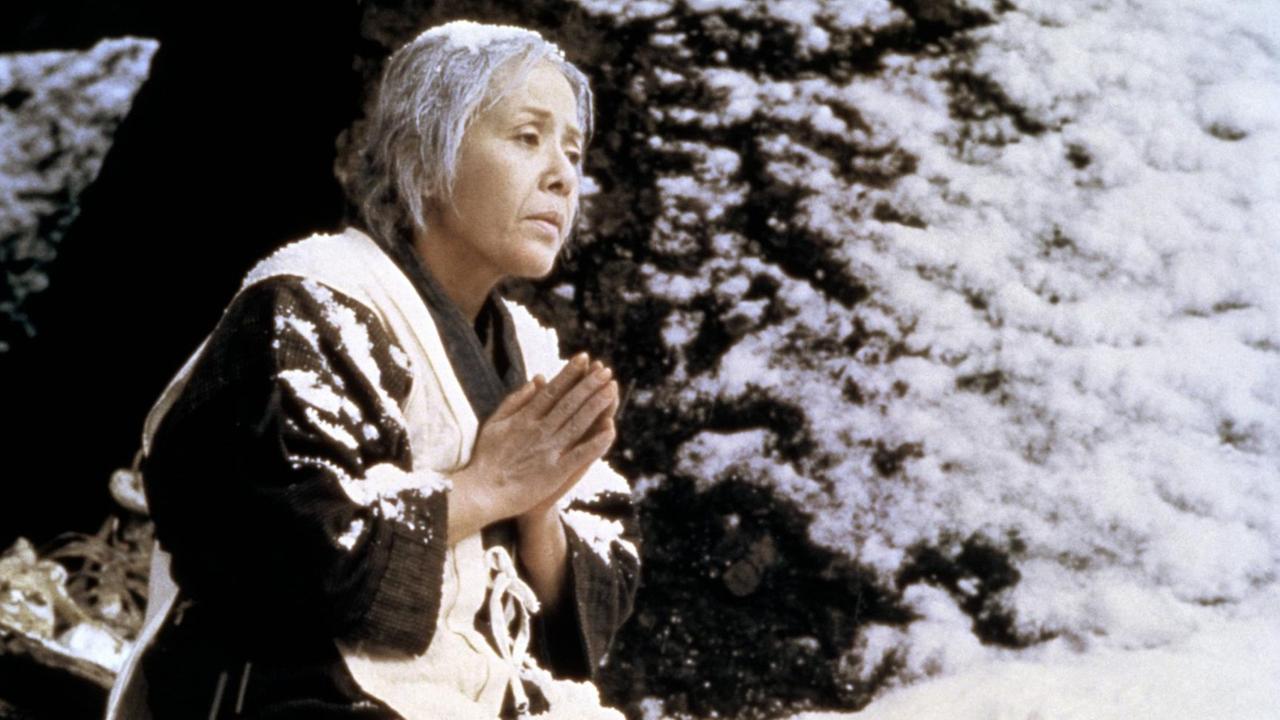 Bild aus dem japanischen Film:"Ballade von Narayamar"von 1982.