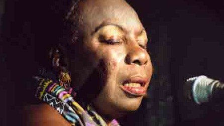 Die Jazzsängerin Nina Simone