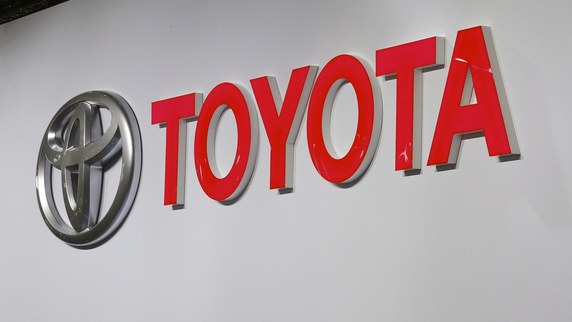 Das Logo des Toyota-Konzerns