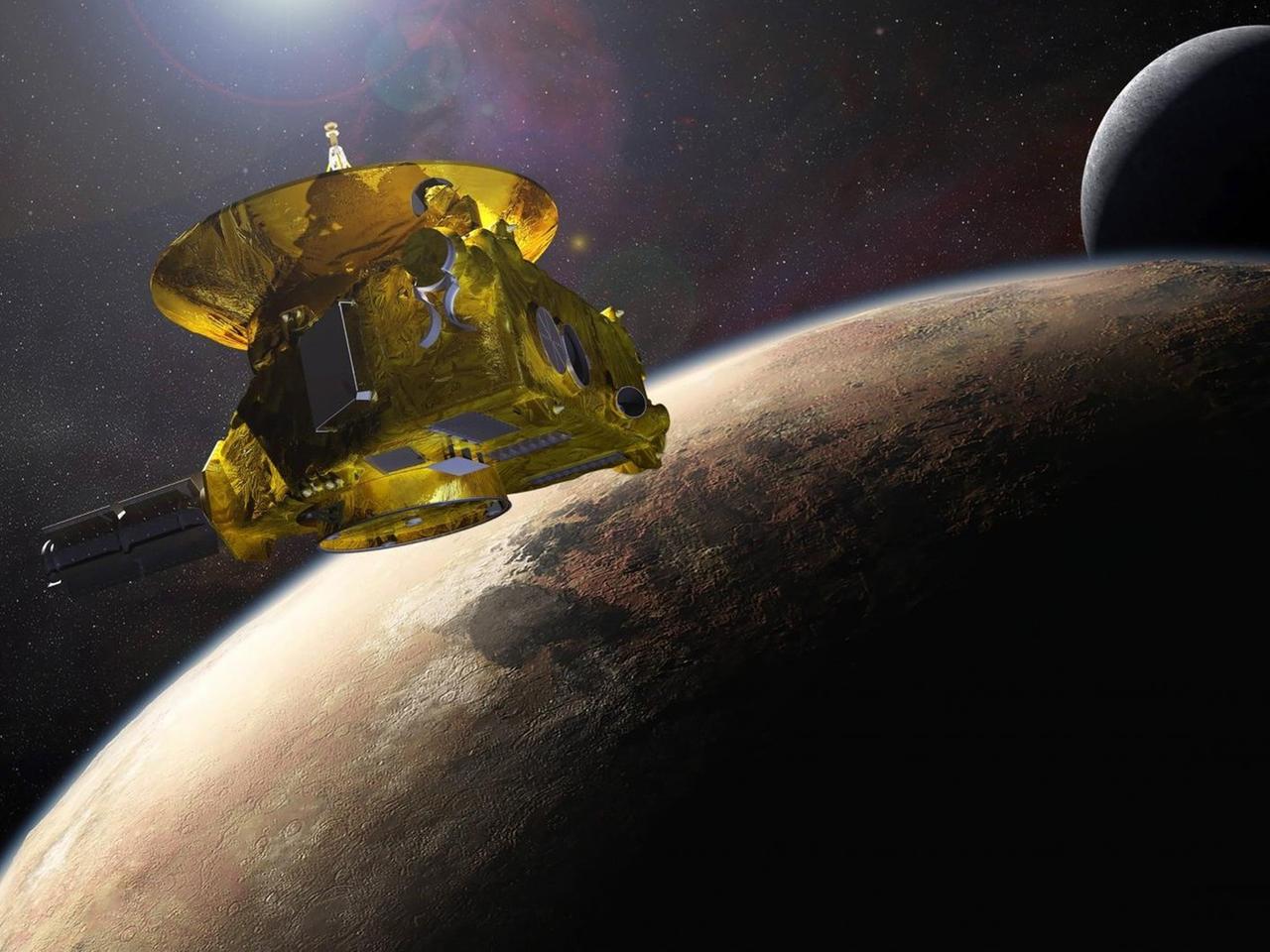 Computergrafik der NASA-Sonde New Horizons