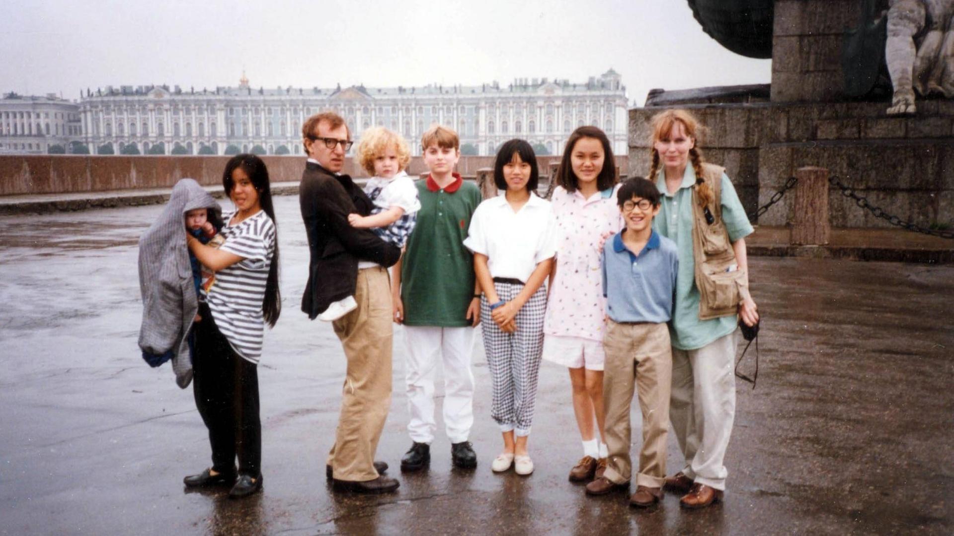 Die Familie Allen in Leningrad.