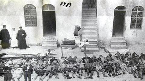 Opfer der türkischen Massaker an den Armeniern