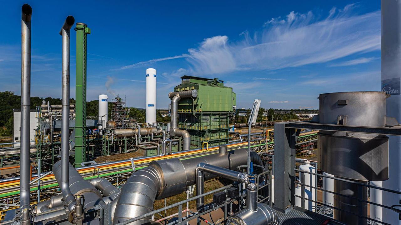 Wasserstoff-Produktionsanlage der Linde AG in Leuna 