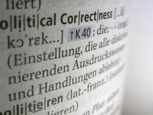 Der Eintrag zu "Political Correctness" im Duden