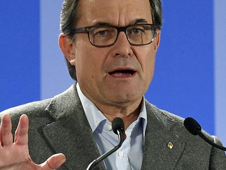 Artur Mas, Regionalpräsident Kataloniens, fordert ein bindendes Referendum