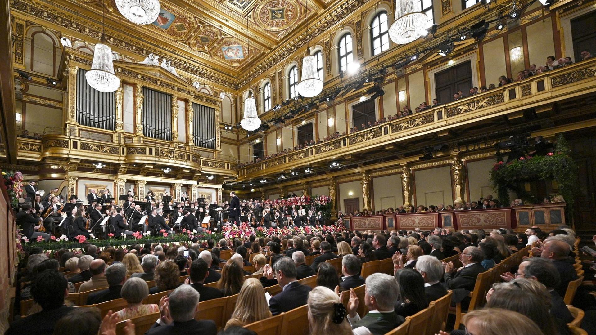 Dirigent Andris Nelsons bei der Voraufführung des Neujahrskonzertes 2020 der Wiener Philharmoniker am Montag 30. Dezember 2019 in Wien.