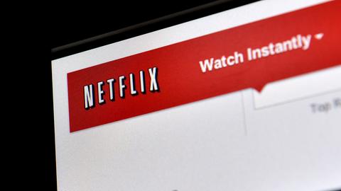 Ein Computerbildschirm zeigt die Webseite des US-Streamingdienstes Netflix am 24. Juli 2012