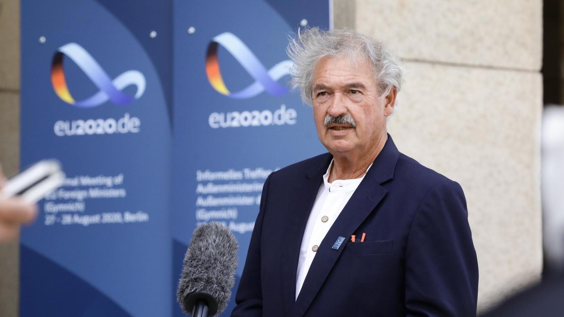 Der luxemburgische Außenminister Jean Asselborn trifft zu Beratungern in Berlin ein Der luxemburgische Außenminister Jean Asselborn trifft zu Beratungern in Berlin ein