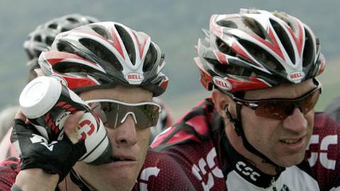 Fahrer bei der Tour de France.