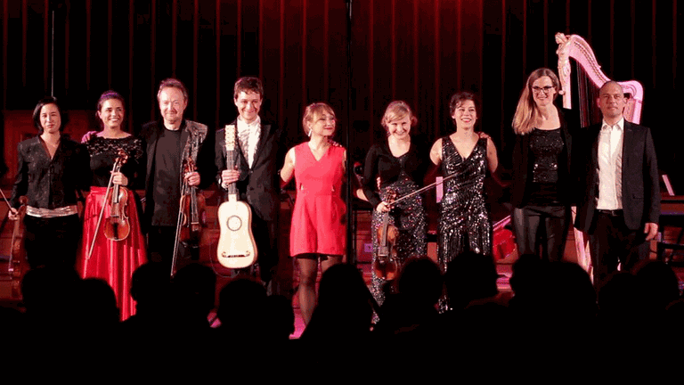 Das Ensemble Volcania im Sendesaal Bremen am 2.3.2019