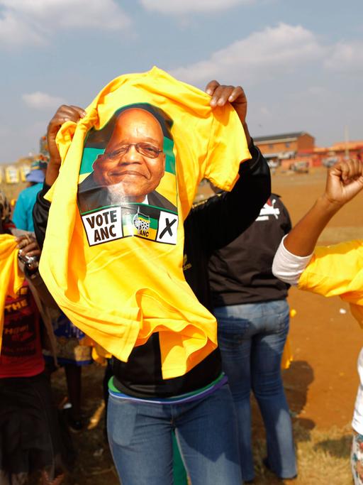 Anhänger von Südafrikas Präsident Jacob Zuma