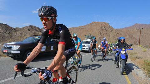 Dominik Nerz bei der Oman-Rundfahrt 2015.