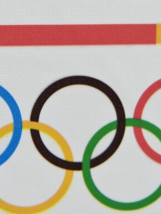 Das Logo des Deutschen Olympischen Sportbundes (DOSB), am 11.09.2014 in Berlin.