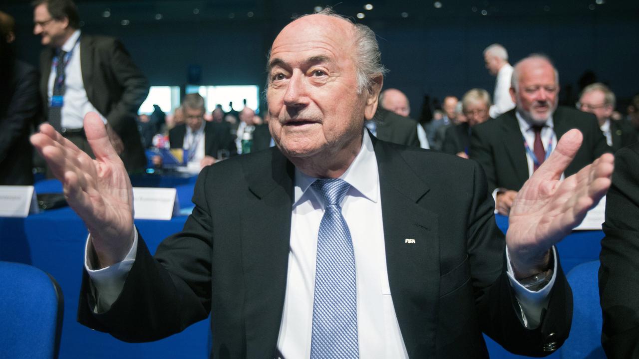 Fifa-Chef Sepp Blatter beim UEFA-Kongress in Wien im März 2015