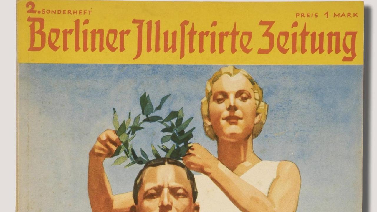 Ein Titelblatt der "Berliner Illustrirte Zeitung" zu den Olympischen Spielen 1936.