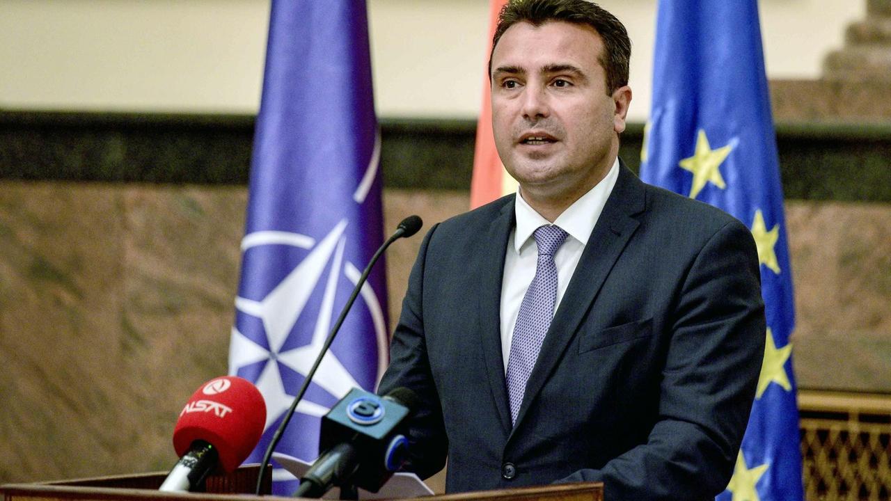 Ministerpräsident von Nordmazedonien Zoran Zaev