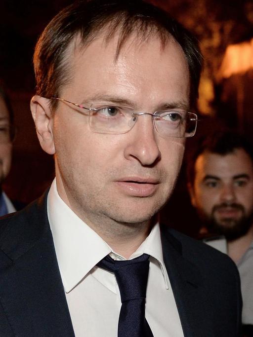 Mag es nicht, wenn in Filmen geflucht wird: Russlands Kulturminister Wladimir Medinski auf dem Moskauer Filmfestival