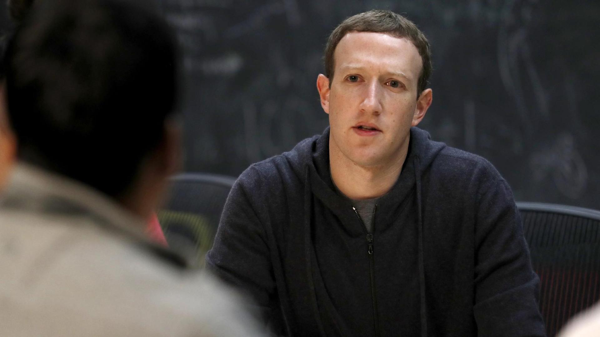 Der Facebook-Chef Mark Zuckerberg im November 2017