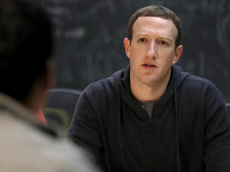 Der Facebook-Chef Mark Zuckerberg im November 2017