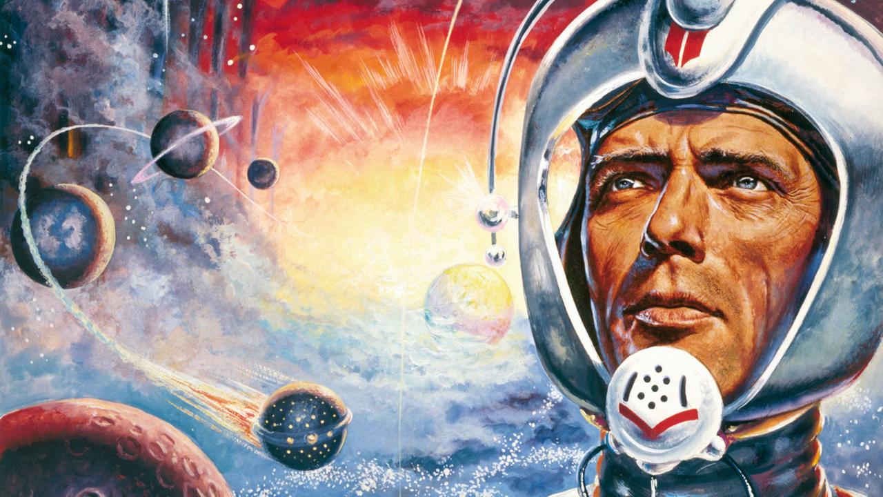 Der Weltraumheld Perry Rhodan aus der gleichnamigen deutschen Heftserie, die 1961 gestartet wurde.