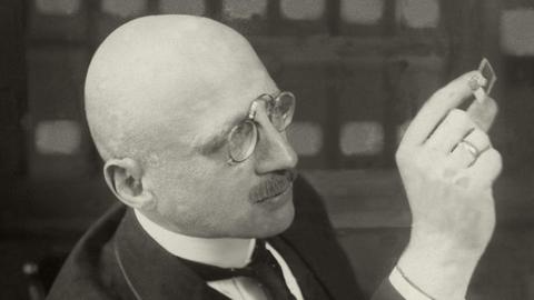 Fritz Haber auf einer Aufnahme datiert um 1918