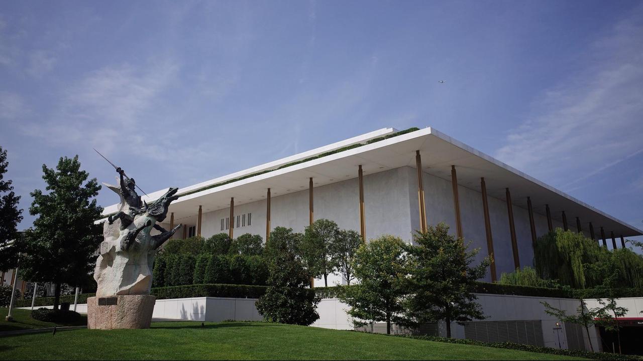 Das Kennedy-Center in der Hauptstadt Washington ist das nationale Kulturzentrum der USA