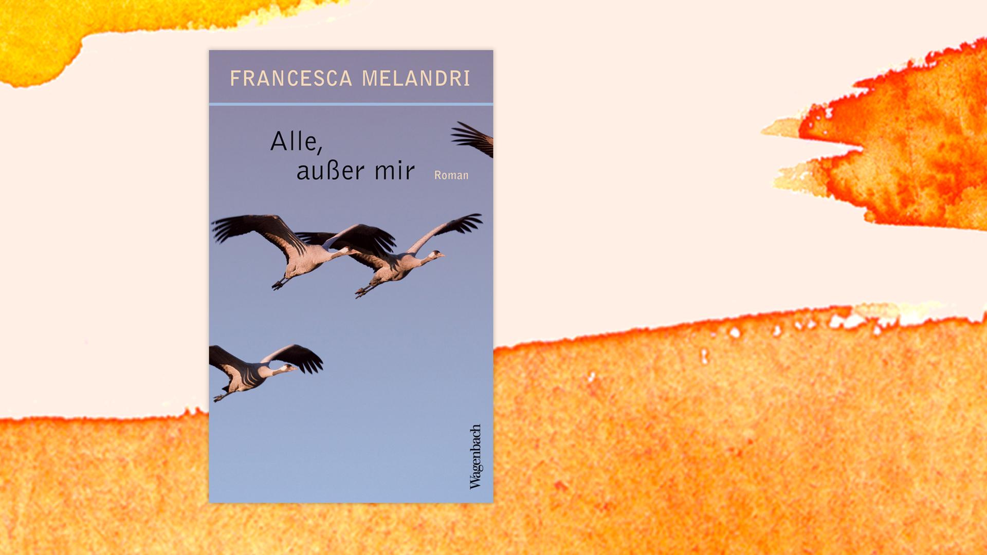 Cover von Francesca Melandri: "Alle, außer mir" vor aquarelliertem Hintergrund