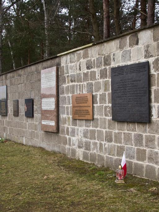 Gedenkzeichen im ehemaligen Konzentrationslager Sachsenhausen