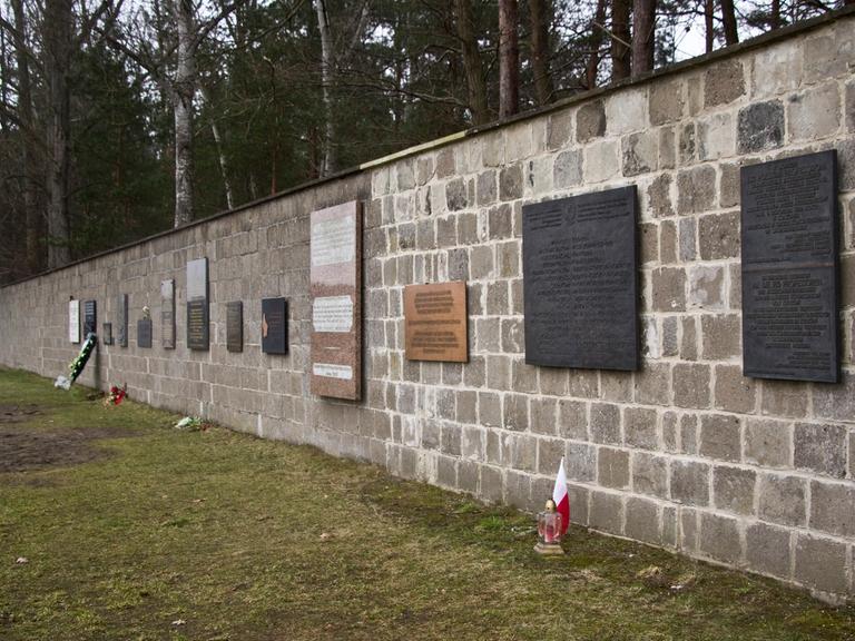 Gedenkzeichen im ehemaligen Konzentrationslager Sachsenhausen