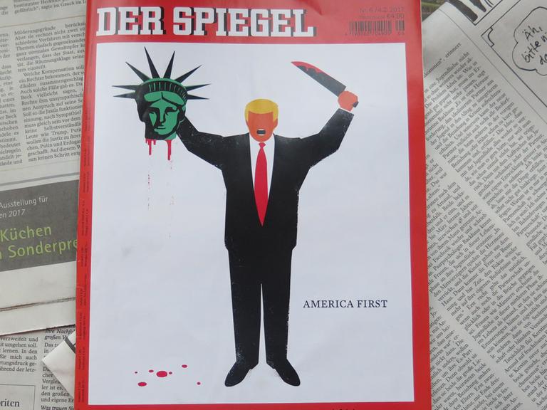 Das "Spiegel"-Cover zeit Trump bei der Enthauptung der Freiheitsstatue.