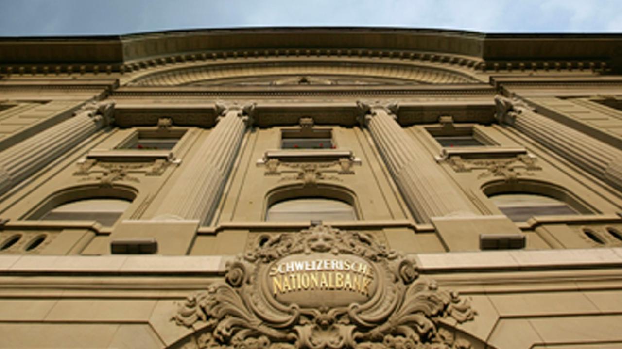 Die Fassade der Nationalbank in Bern Die Fassade der Nationalbank in Bern