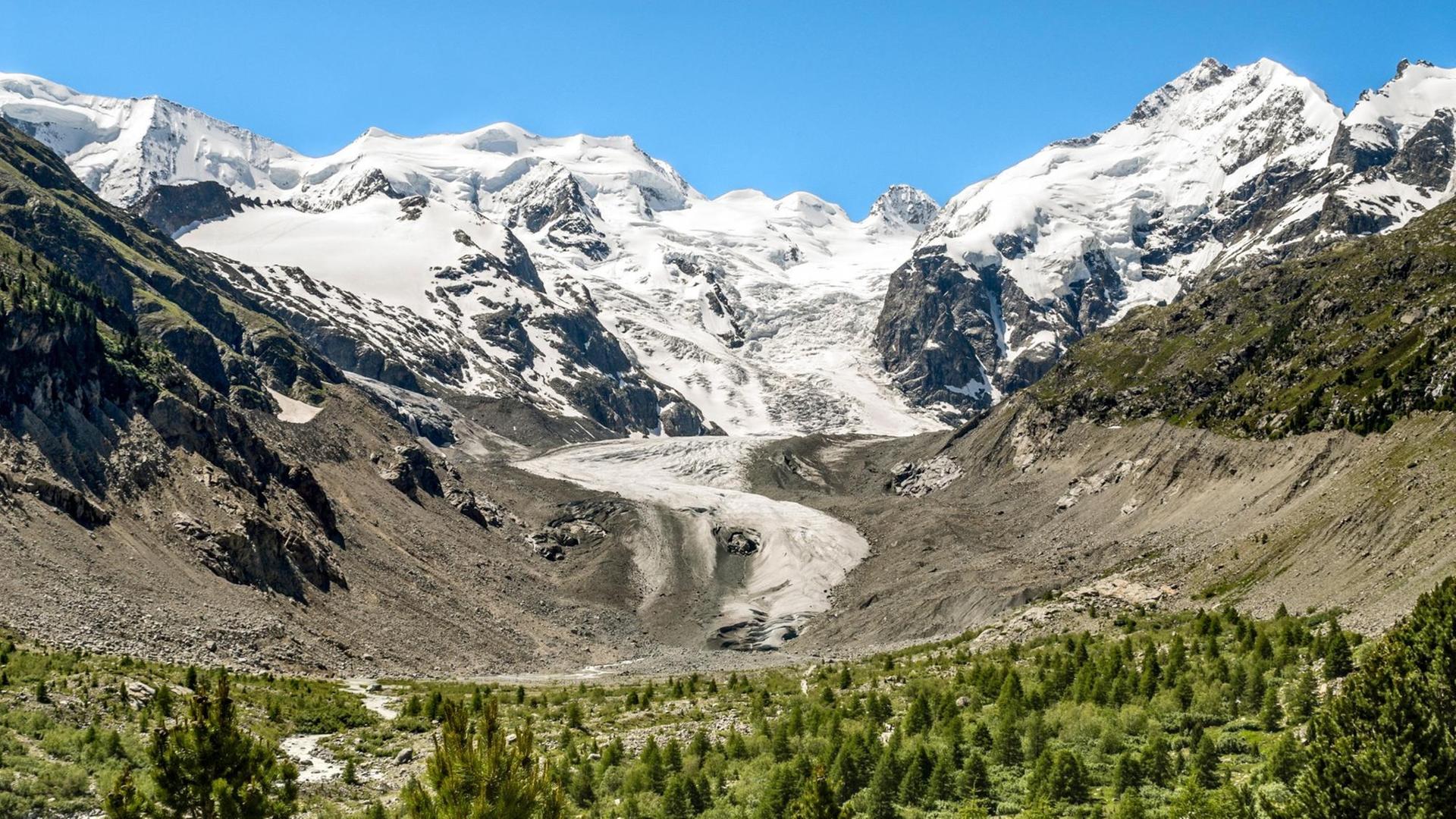 Aussicht auf den Morteratschgletscher