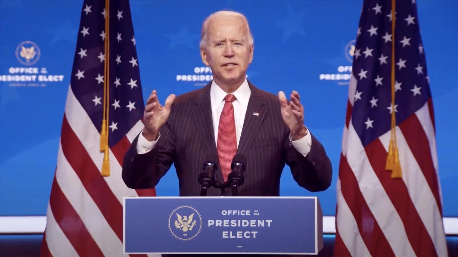 Der gewählte neue Präsident der USA - Joe Biden